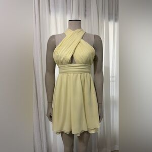 Alice + Olivia Martine Keyhole Front Limon Dress